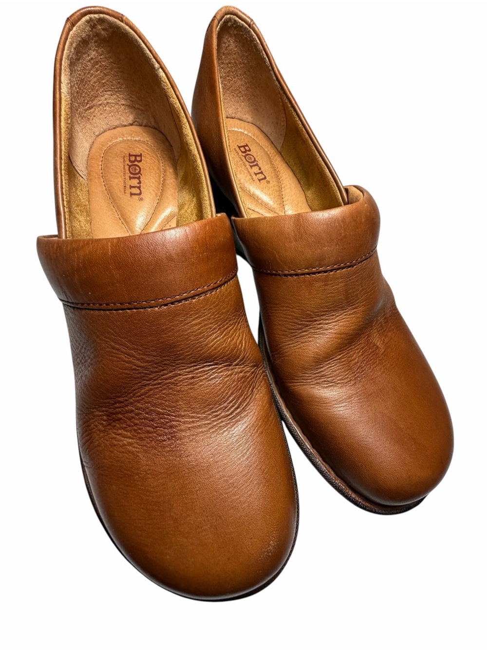 B.O.C Born Toby Duo Brown Leather Slip-On Loafers Womens 9.5 - Picture 6 of 15